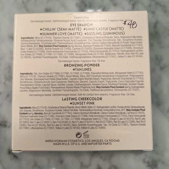 Merle Norman Beautiful Journey Face and Eye Palette - Picture 5 of 5